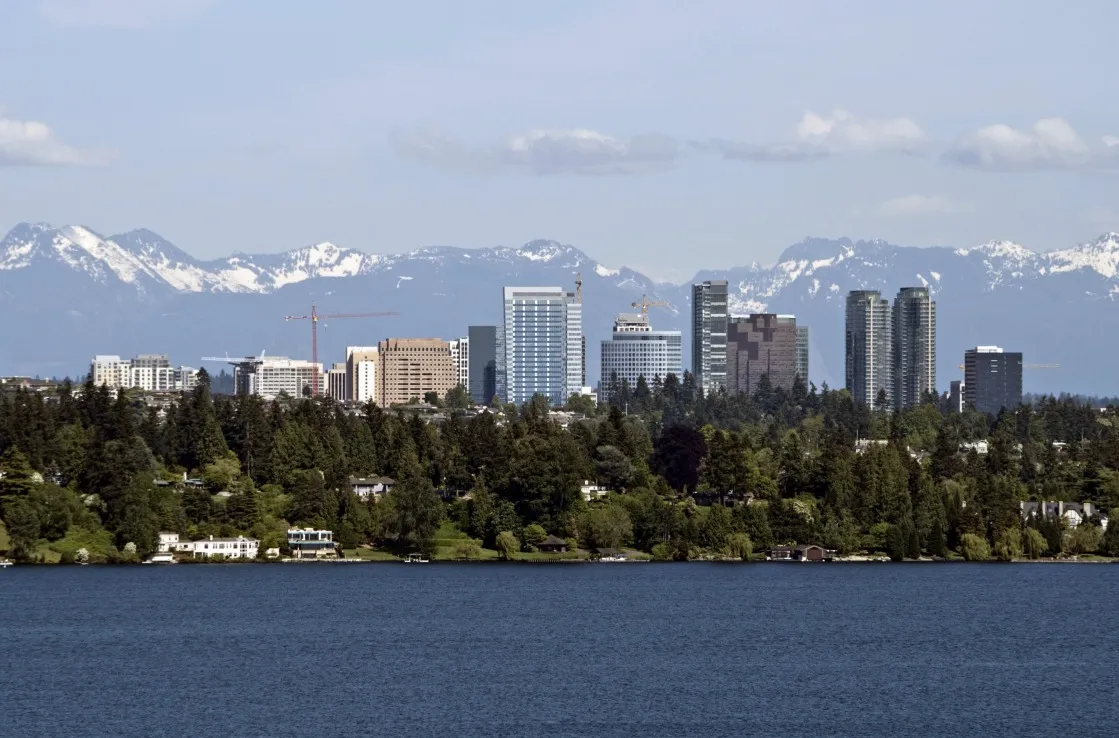 Lake Washington vor Seattles Skyline